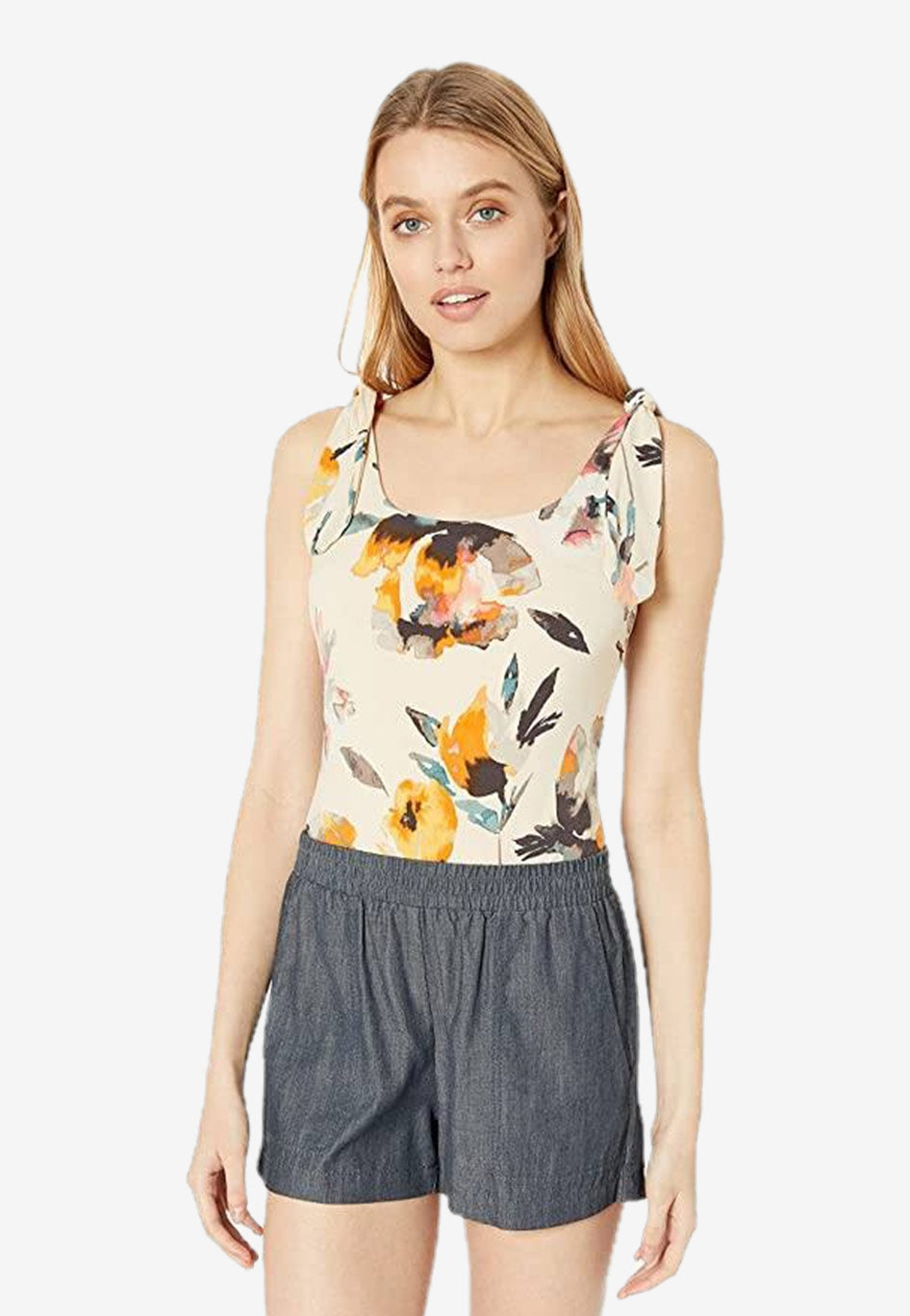 Women_s Abstract Florals Bodysuit