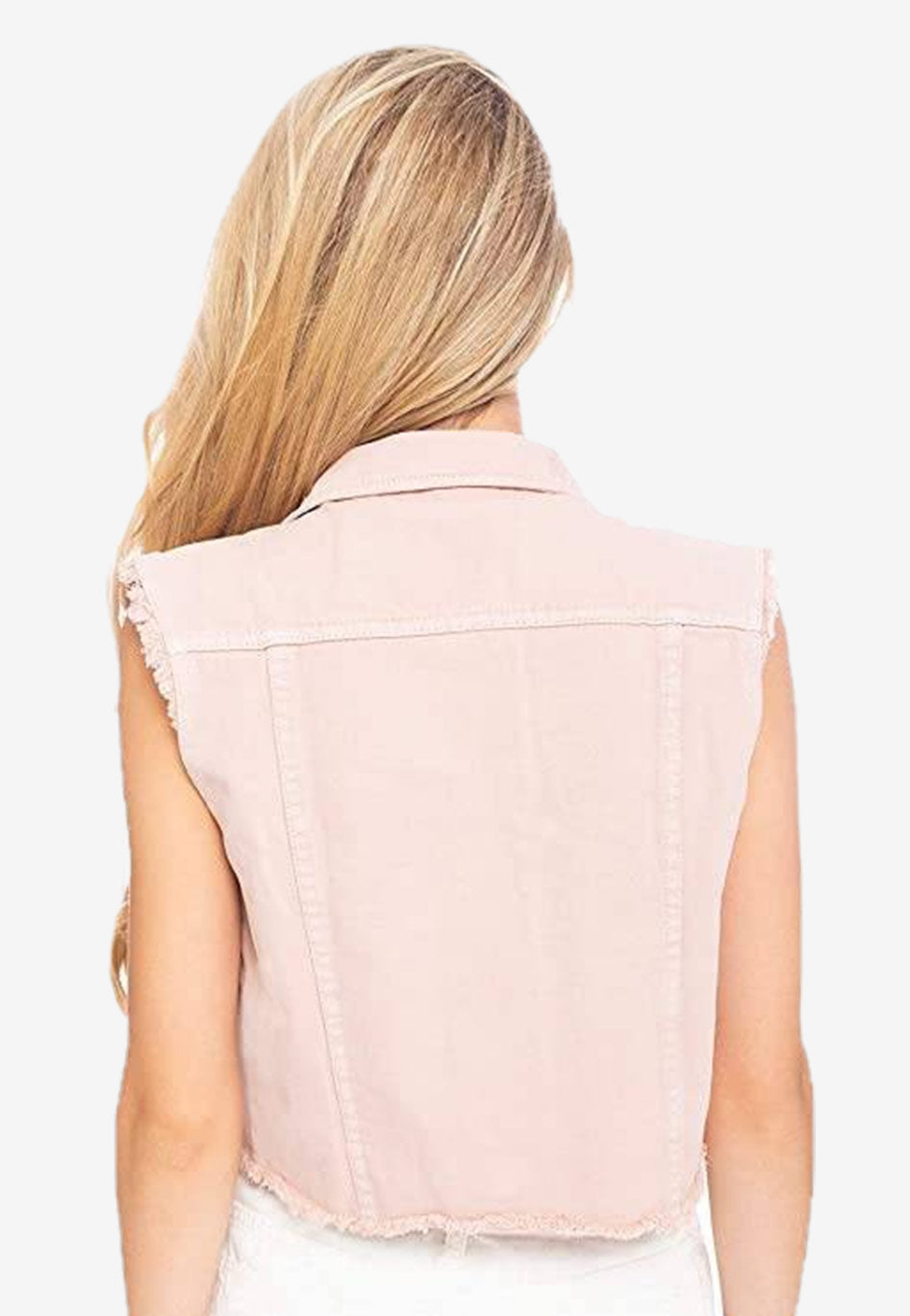 Crop Jacket Jean Vest