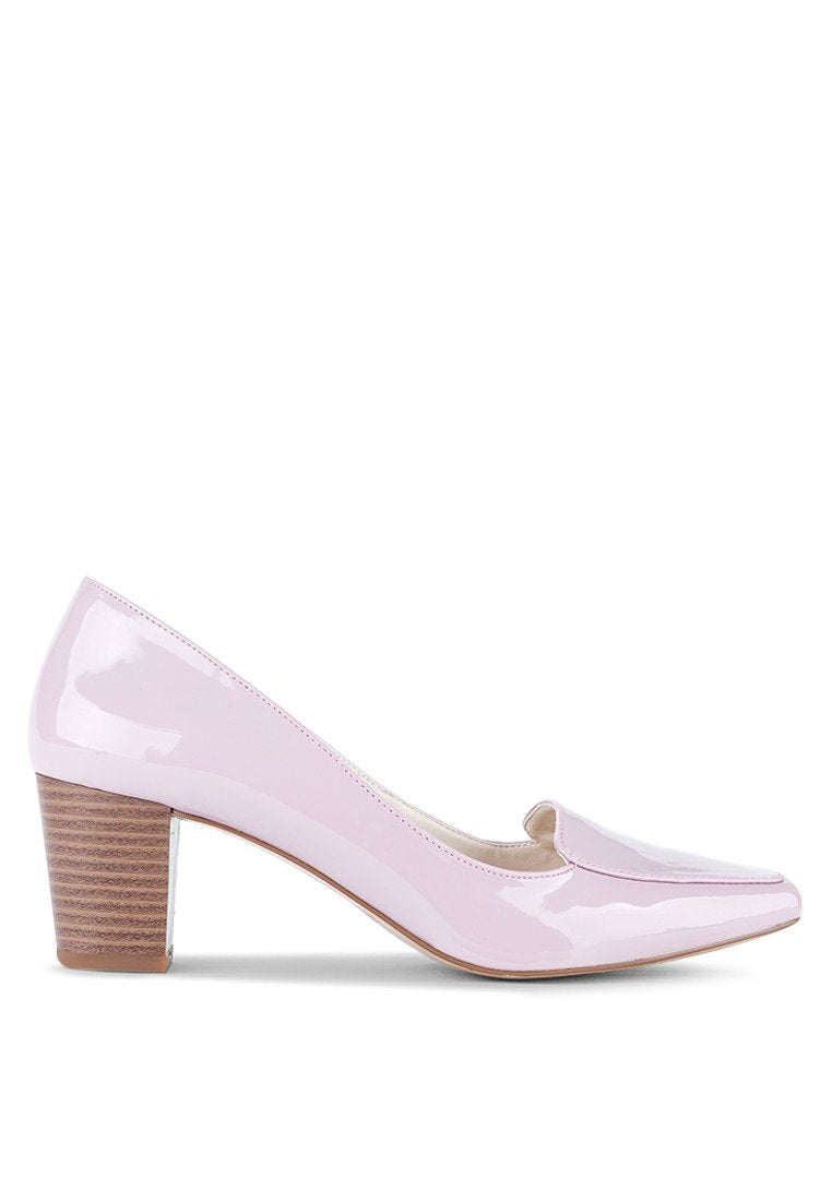 Pink Faux Fur High Heel