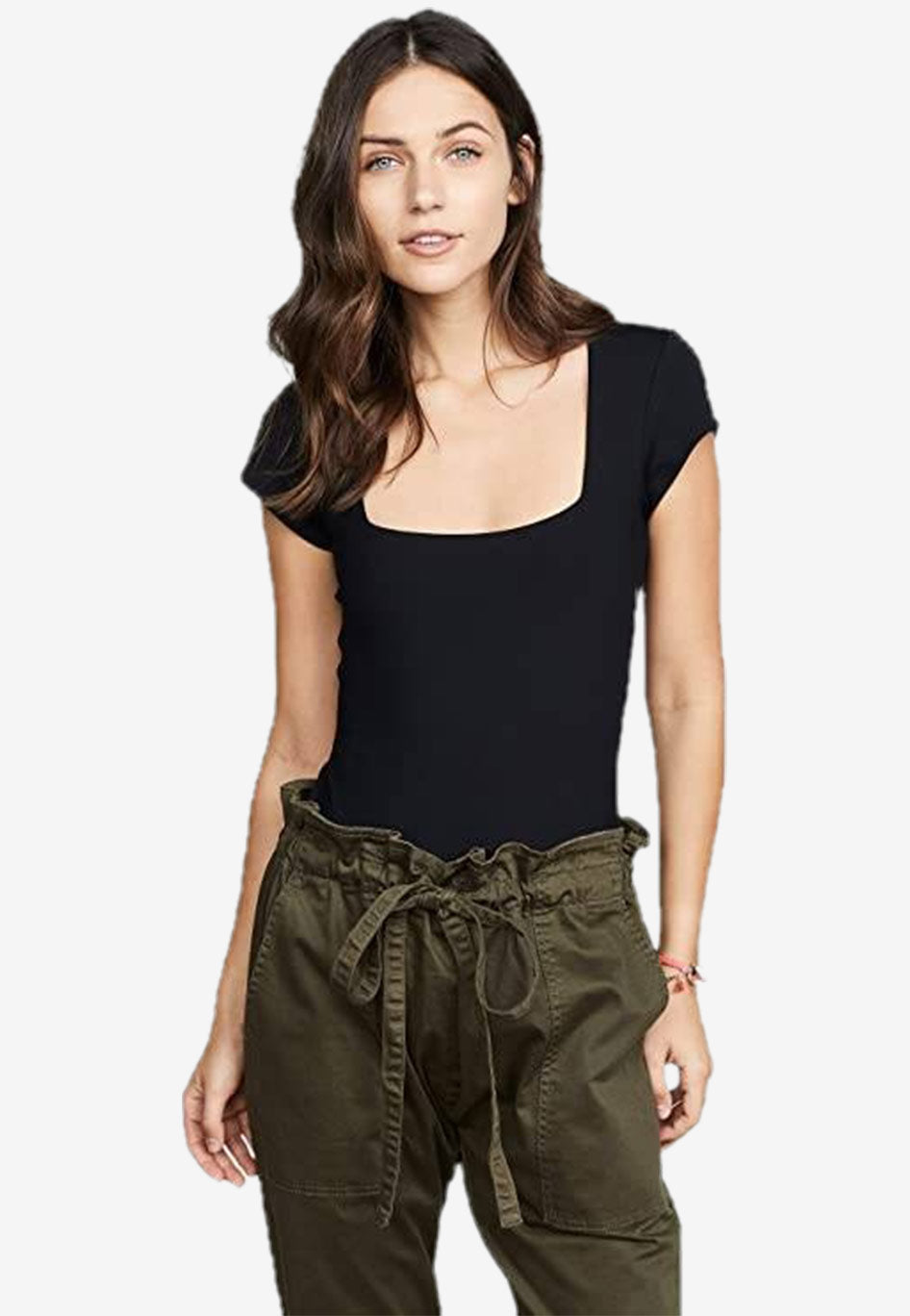 Square Eyes Thong Bodysuit
