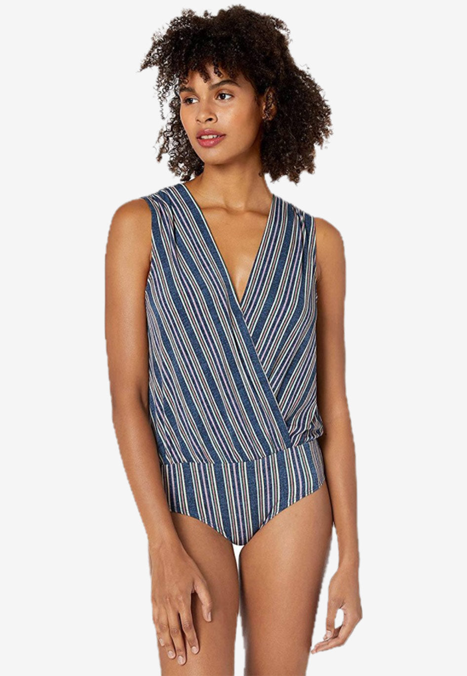 Surplice Knit Bodysuit