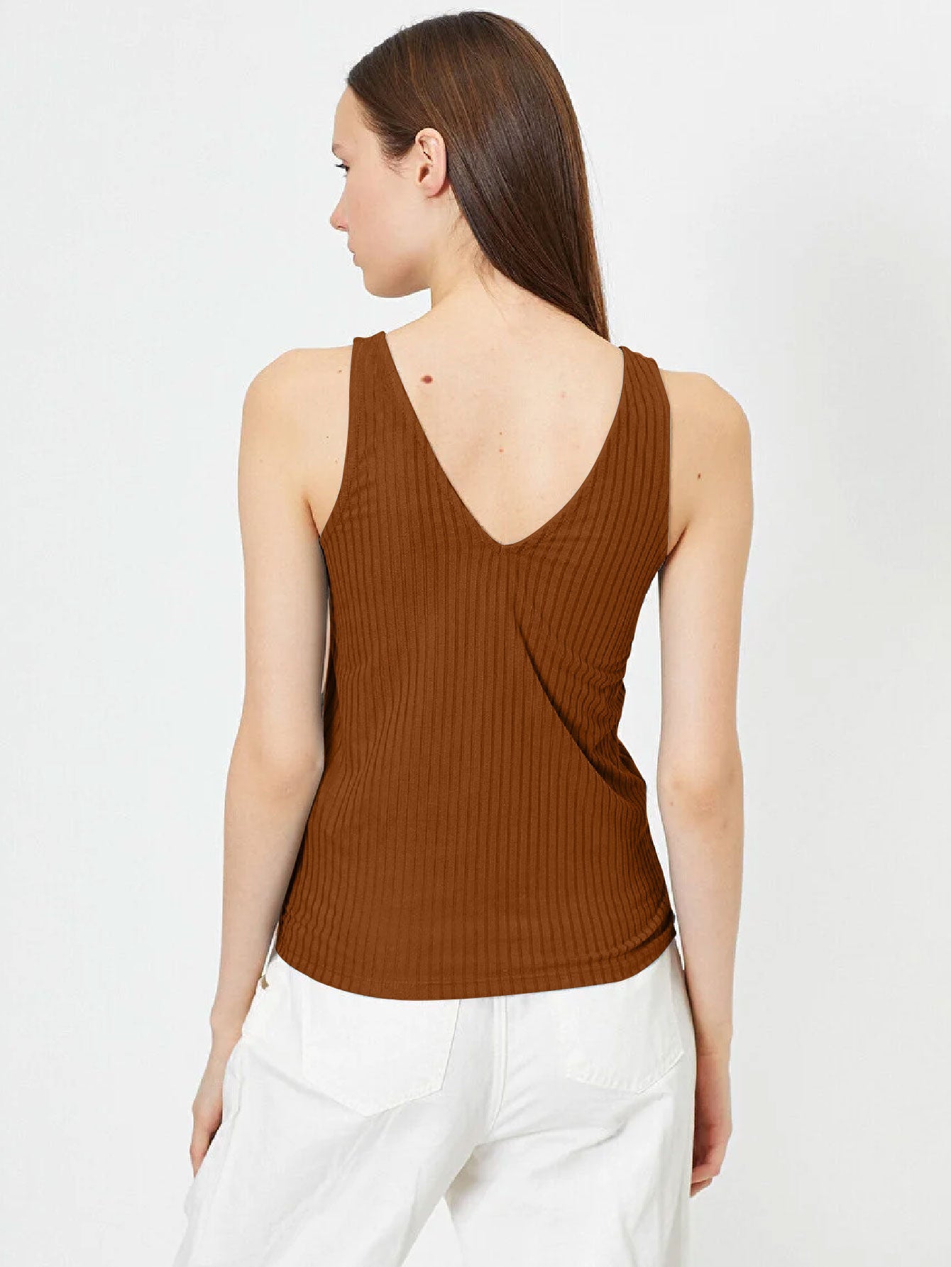 Basics V Neck Tank Top