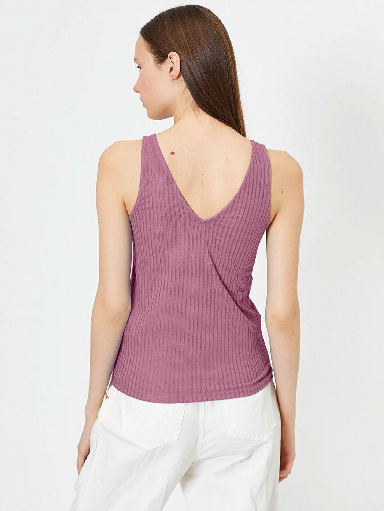 Basics V Neck Tank Top
