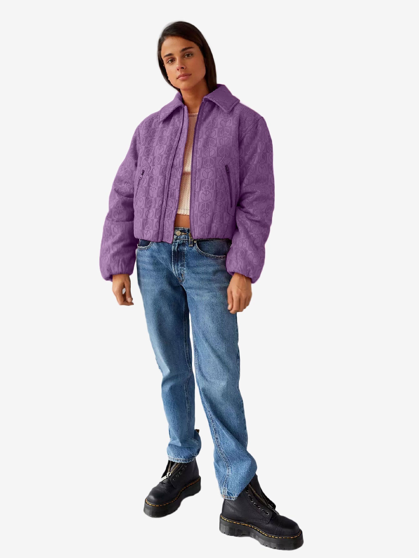 Femme Embossed Jacket