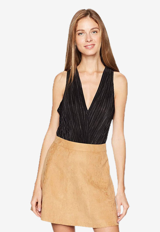 V-Neck Bodysuit W_Snap Closure