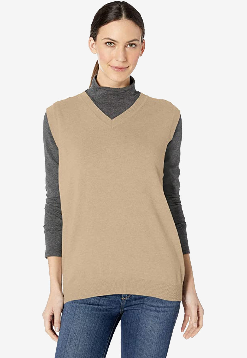 D & Jones Women's V-Neck Vest-Boost Commerce Vertical Product Filter Demo