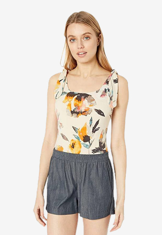 Women_s Abstract Florals Bodysuit
