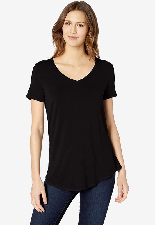 Women's Relaxed-Fit V-Neck T-Shirt-Boost Commerce Vertical Product Filter Demo