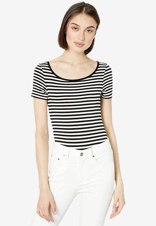 Short Sleeve Scoop Bodysuit