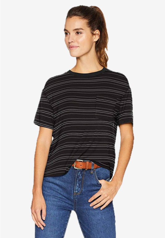 Crewneck Boxy Pocket T-Shirt