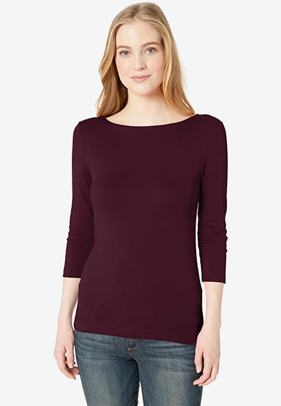 Women's Slim-fit Boatneck T-Shirt-Boost Commerce Vertical Product Filter Demo