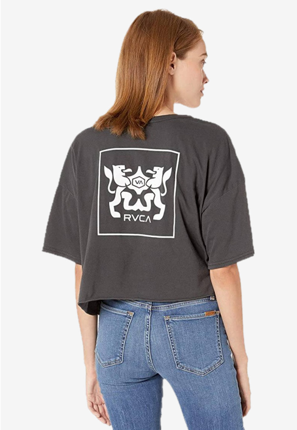 Modern Crest Cropped T-Shirt