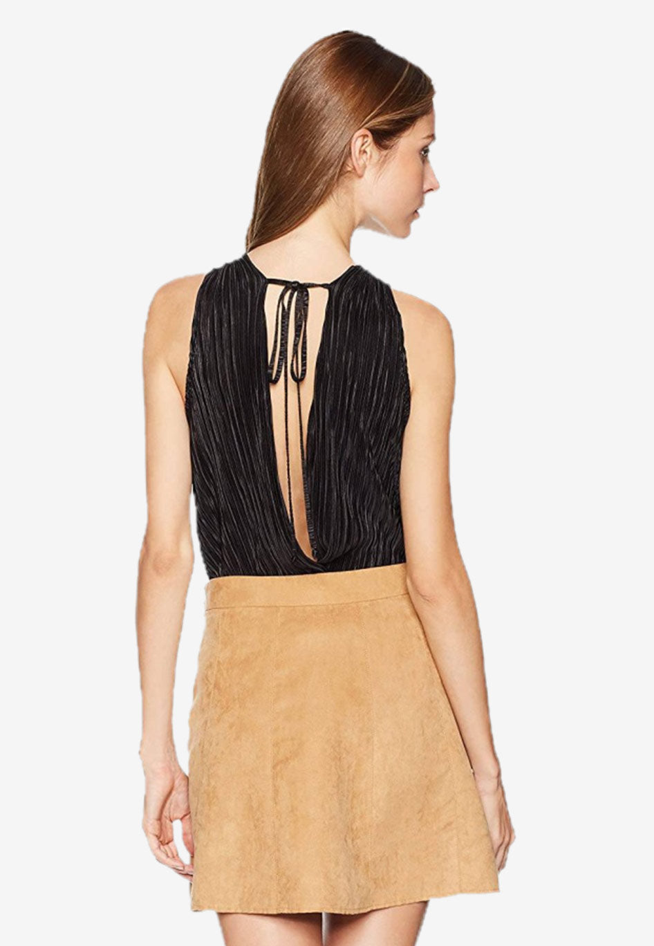 V-Neck Bodysuit W_Snap Closure