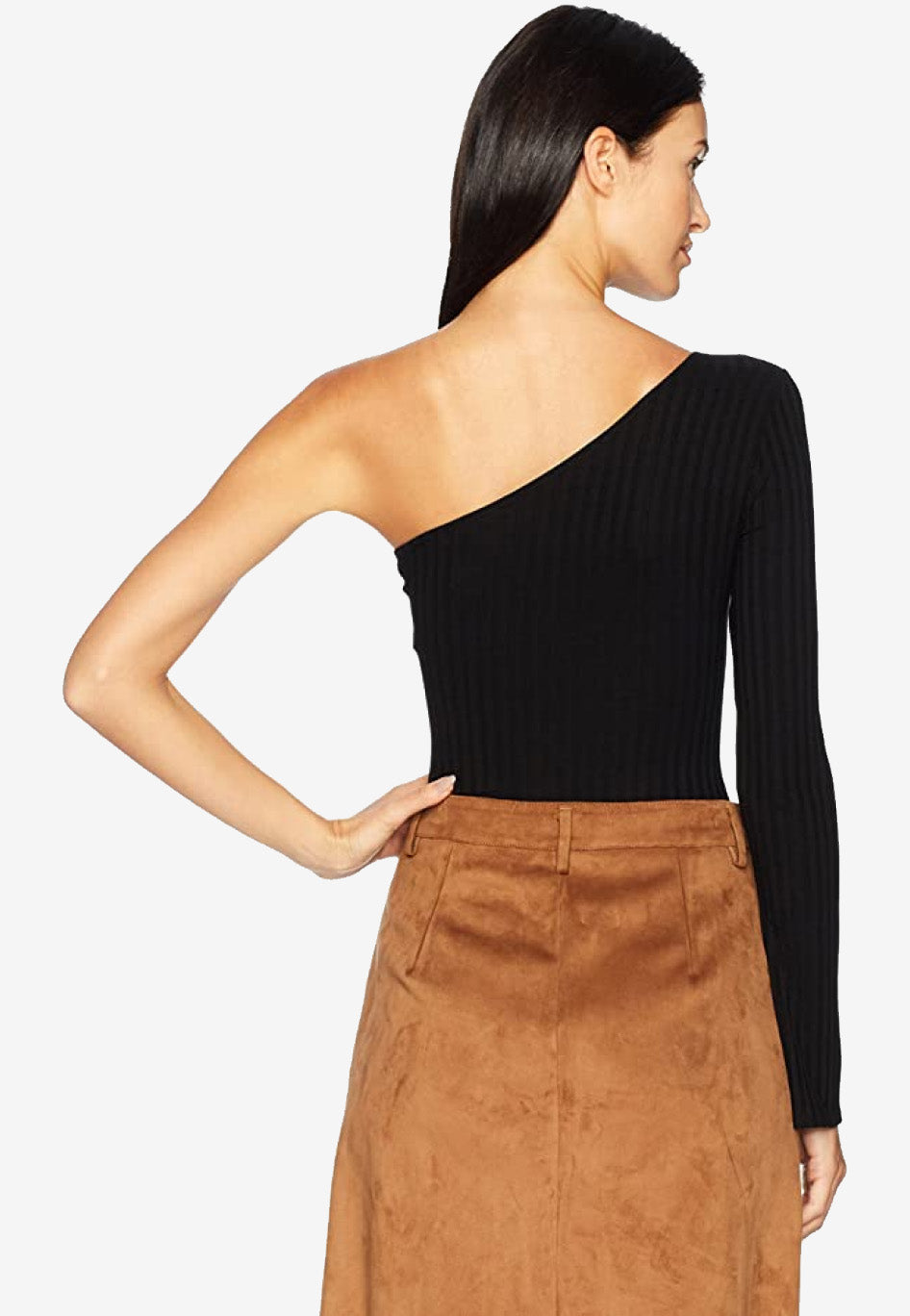 Wide Wale Rib One Shoulder Bodysuit-Boost Commerce Vertical Product Filter Demo