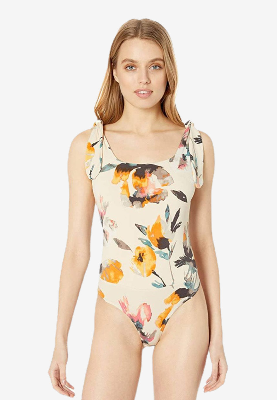 Women_s Abstract Florals Bodysuit