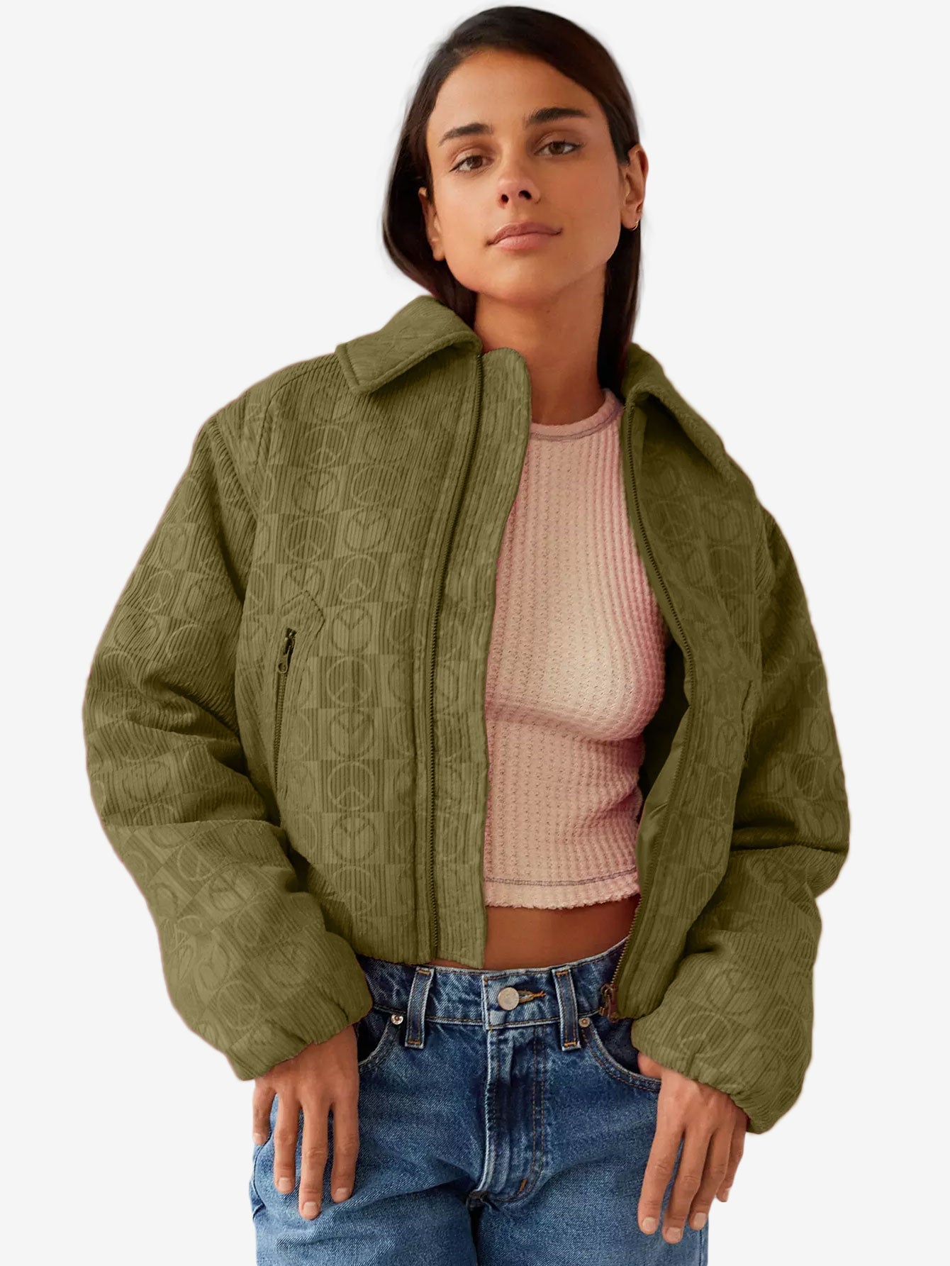 Femme Embossed Jacket