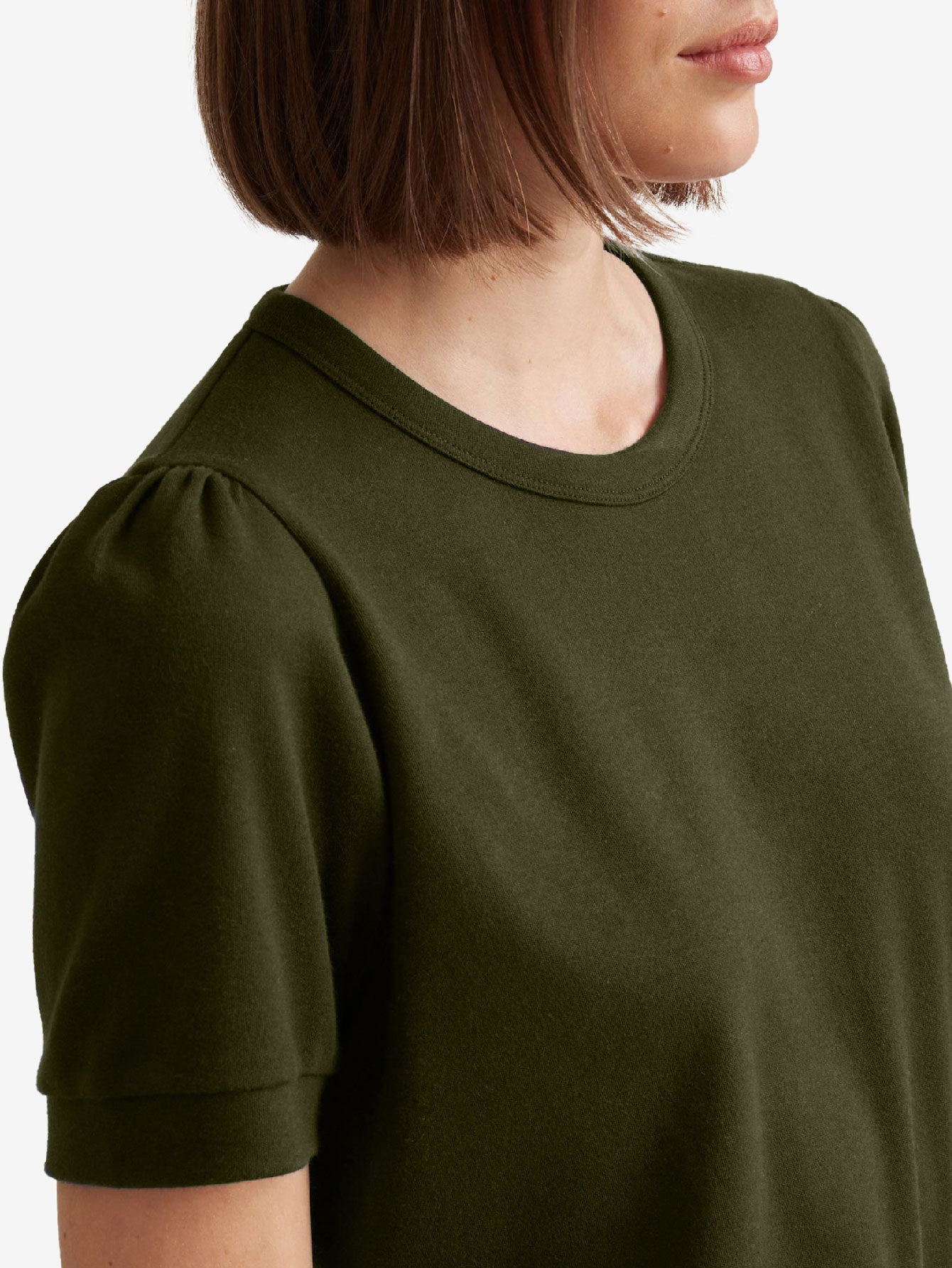 Balloon sleeves in organic cotton Women_s T-shirt