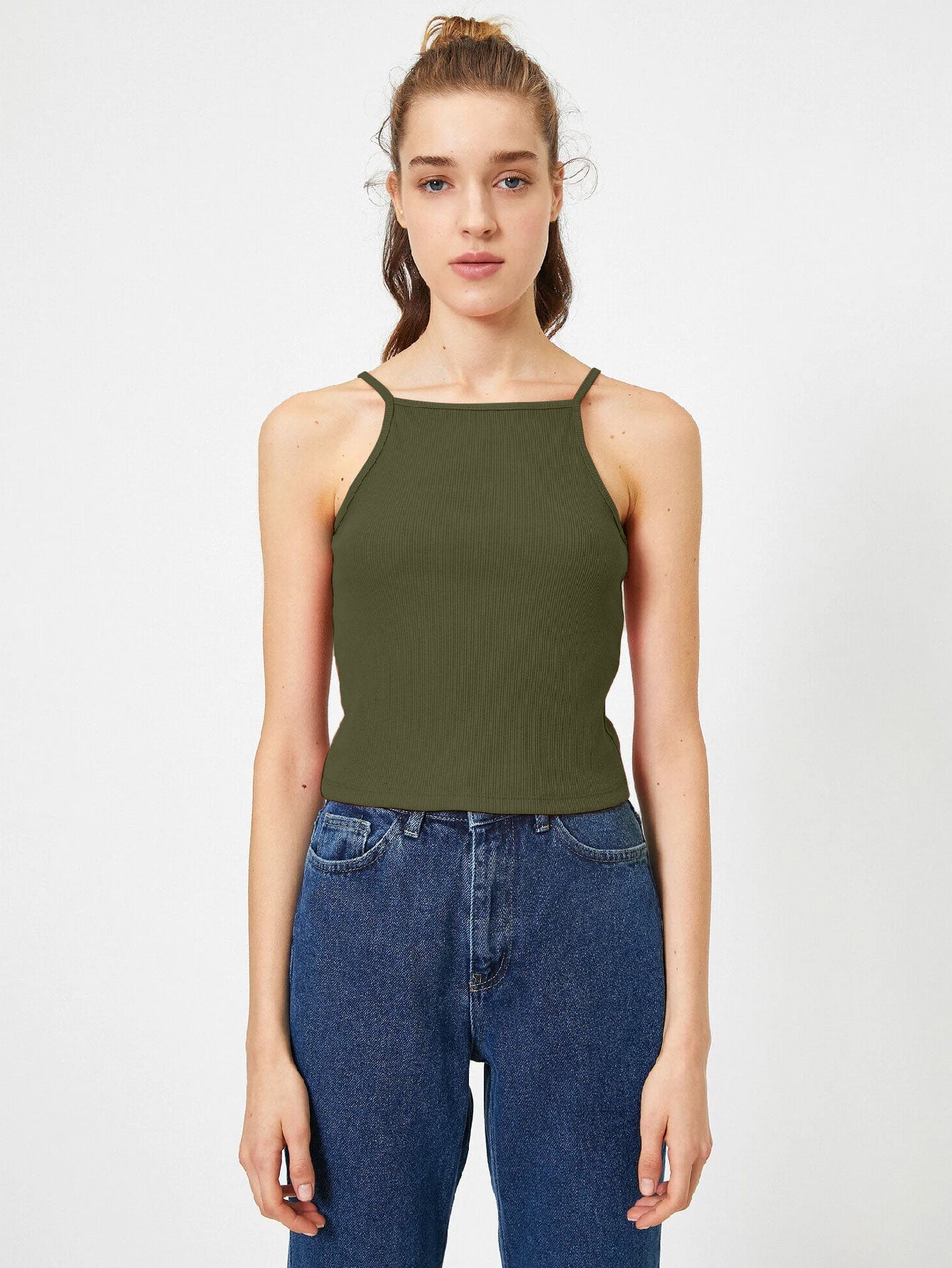 Hearts Space Out Strap Tank Top
