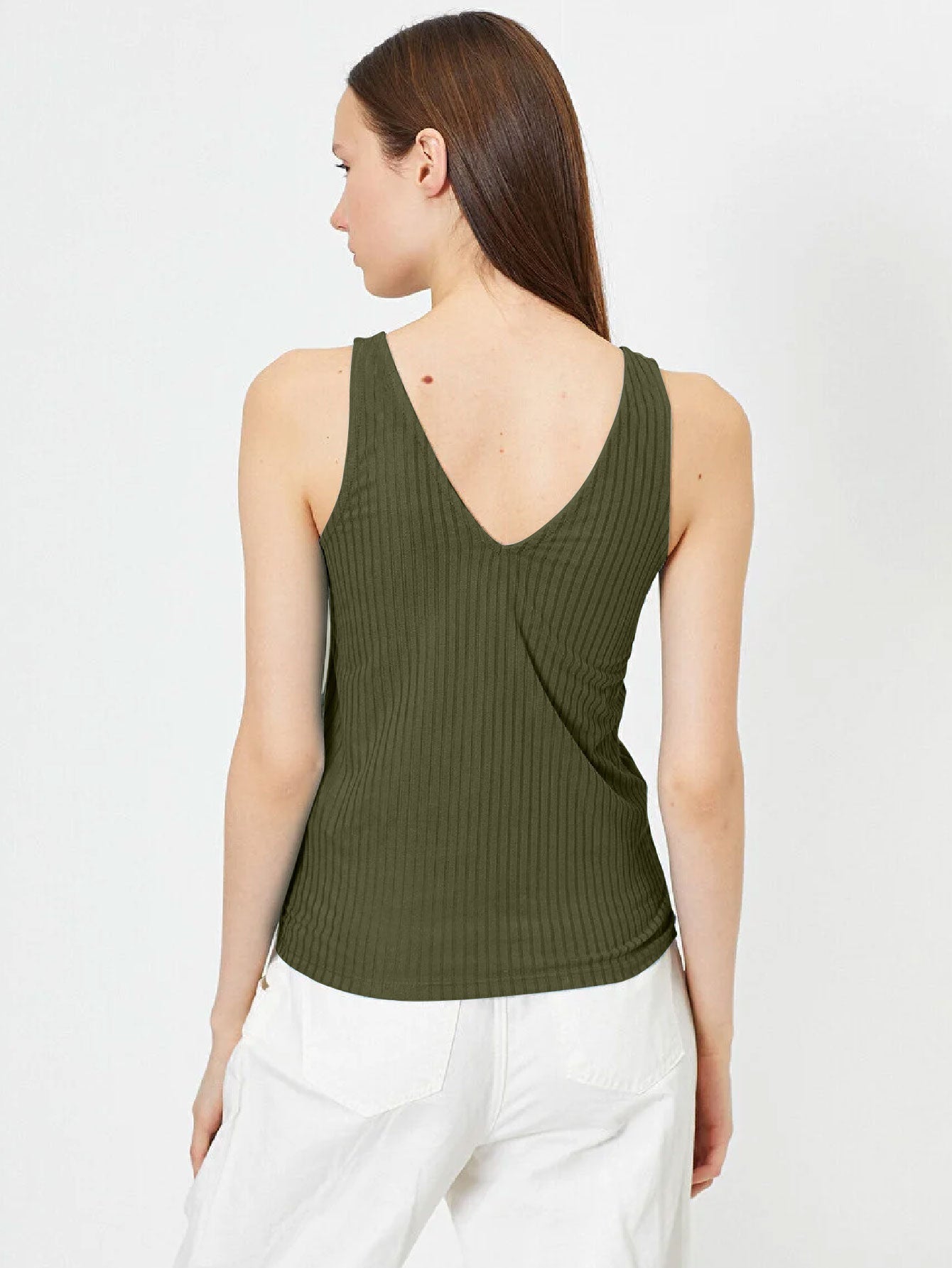 Basics V Neck Tank Top
