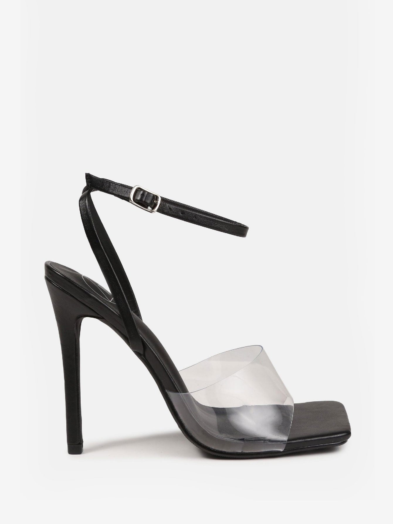 Leather Square Toe Strappy A Modern And Alluring Look  Heels