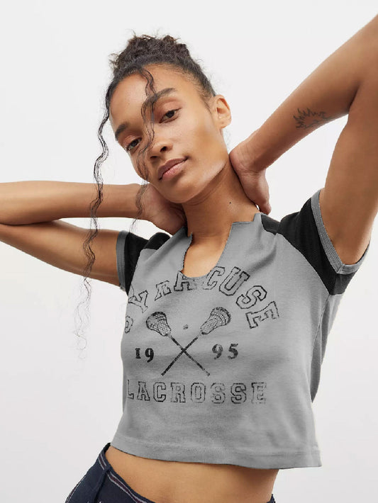 Cute Syracuse Notched Baby Tee