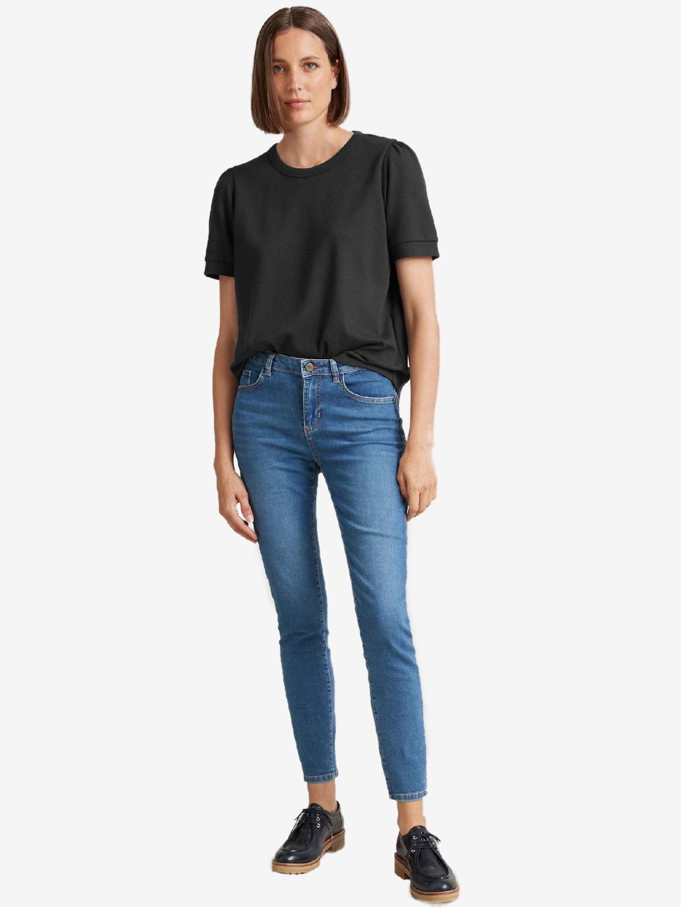 Balloon sleeves in organic cotton Women_s T-shirt