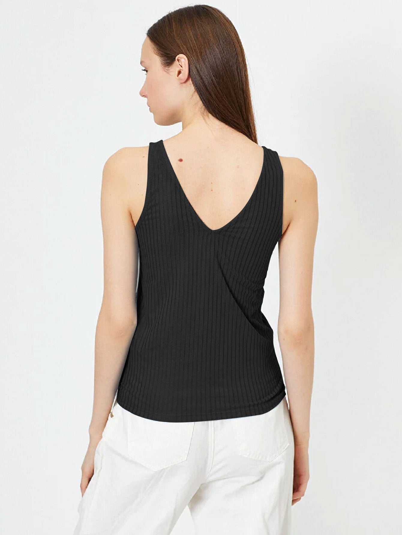 Basics V Neck Tank Top