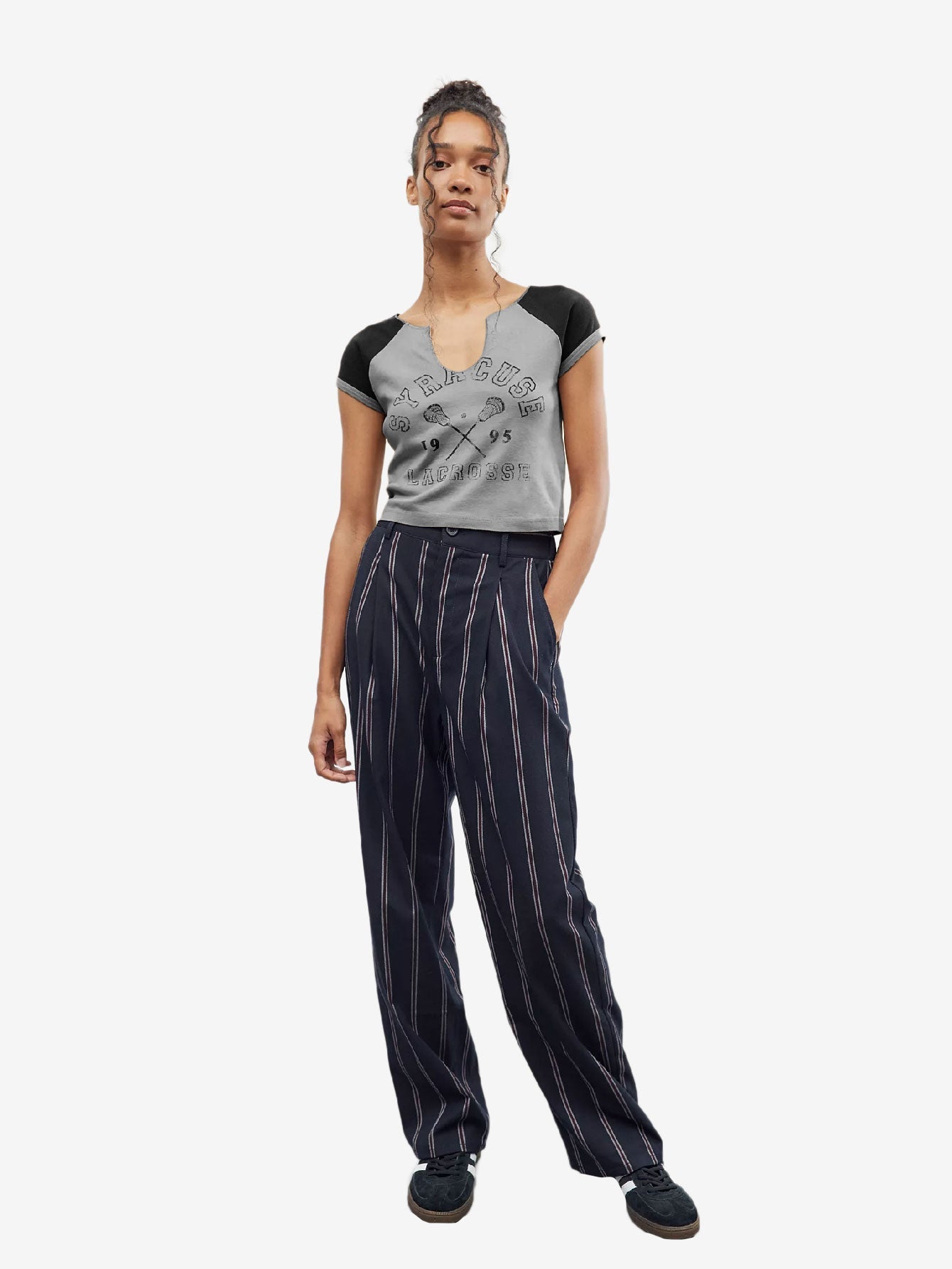 Cute Syracuse Notched Baby Tee