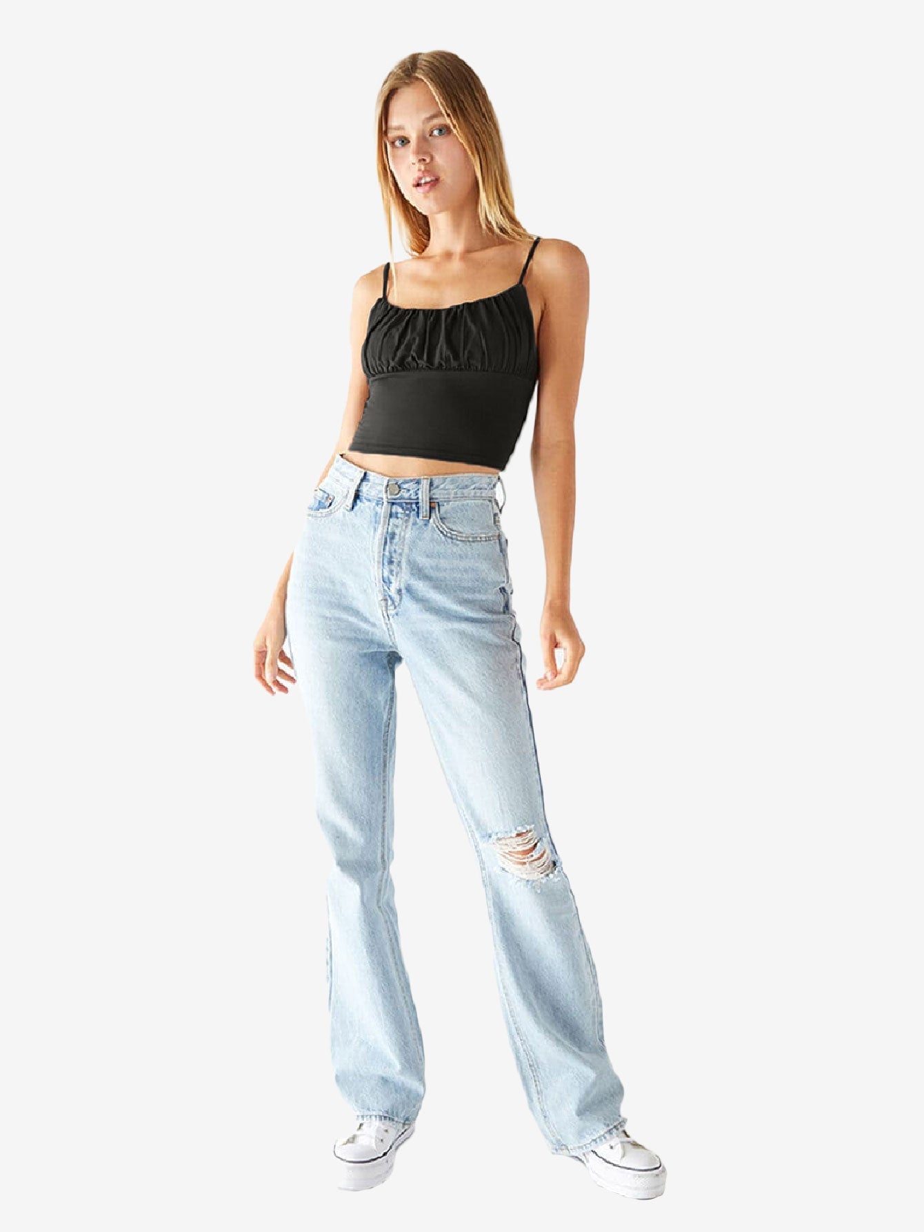 Alba Gathered Tank Top