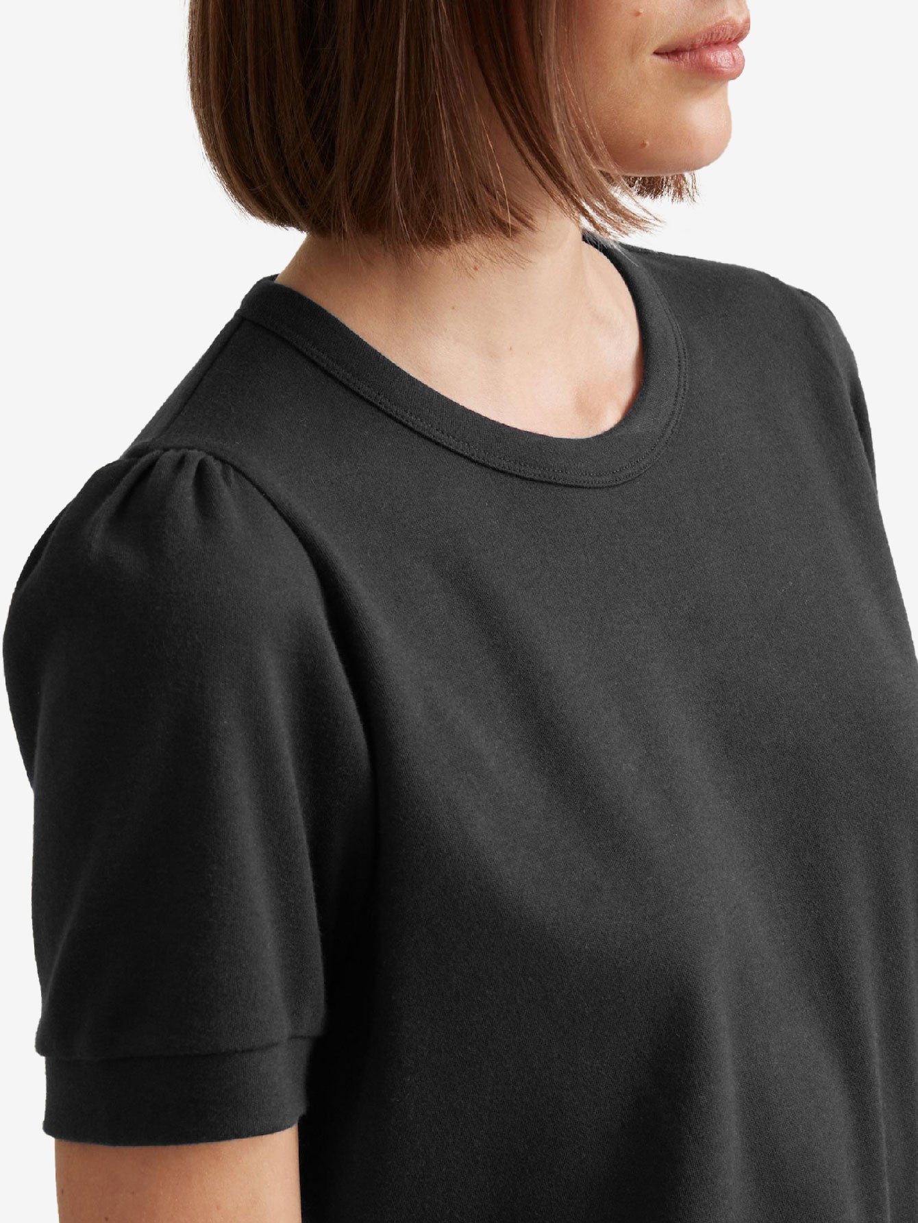 Balloon sleeves in organic cotton Women_s T-shirt
