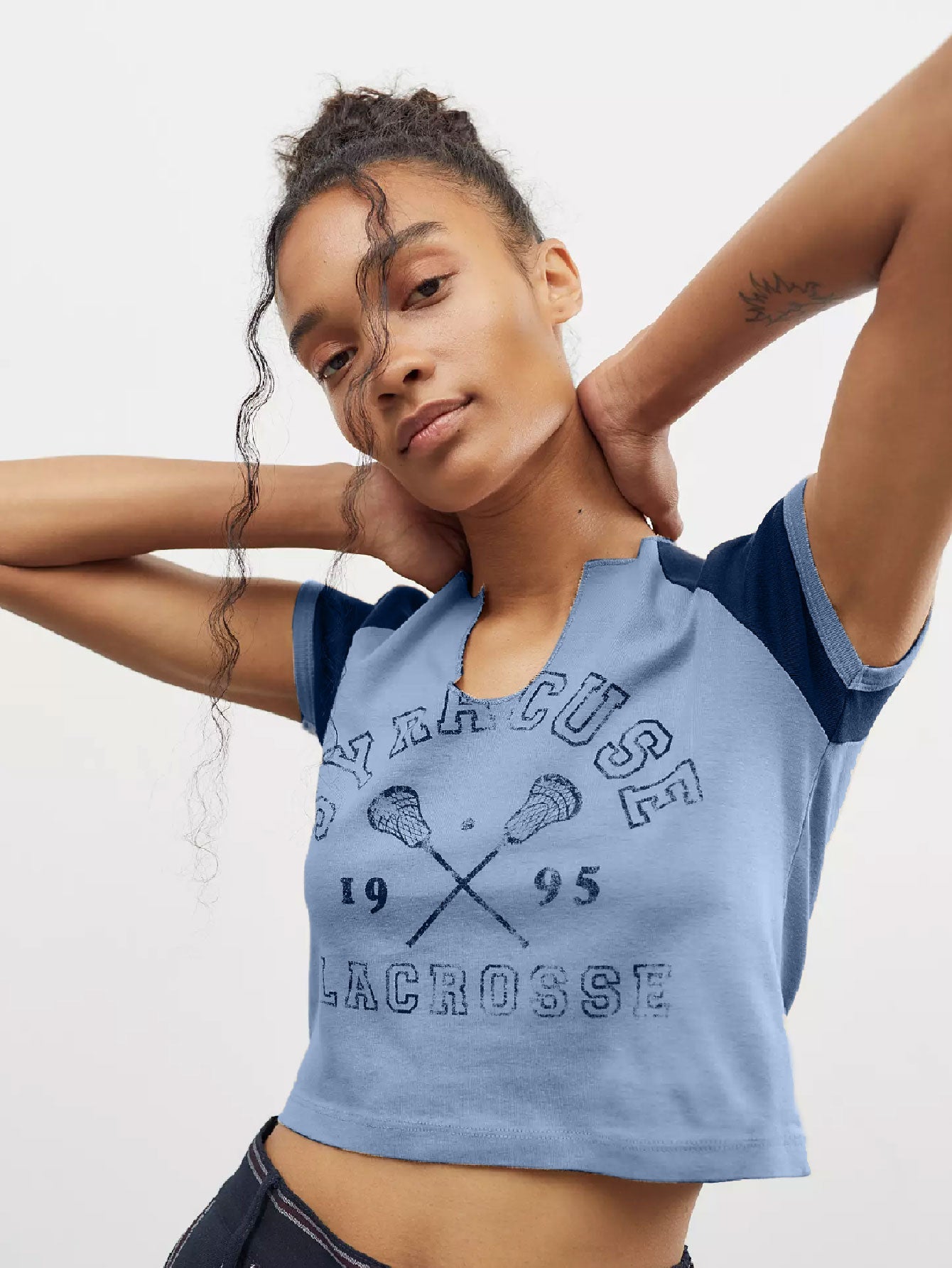 Cute Syracuse Notched Baby Tee