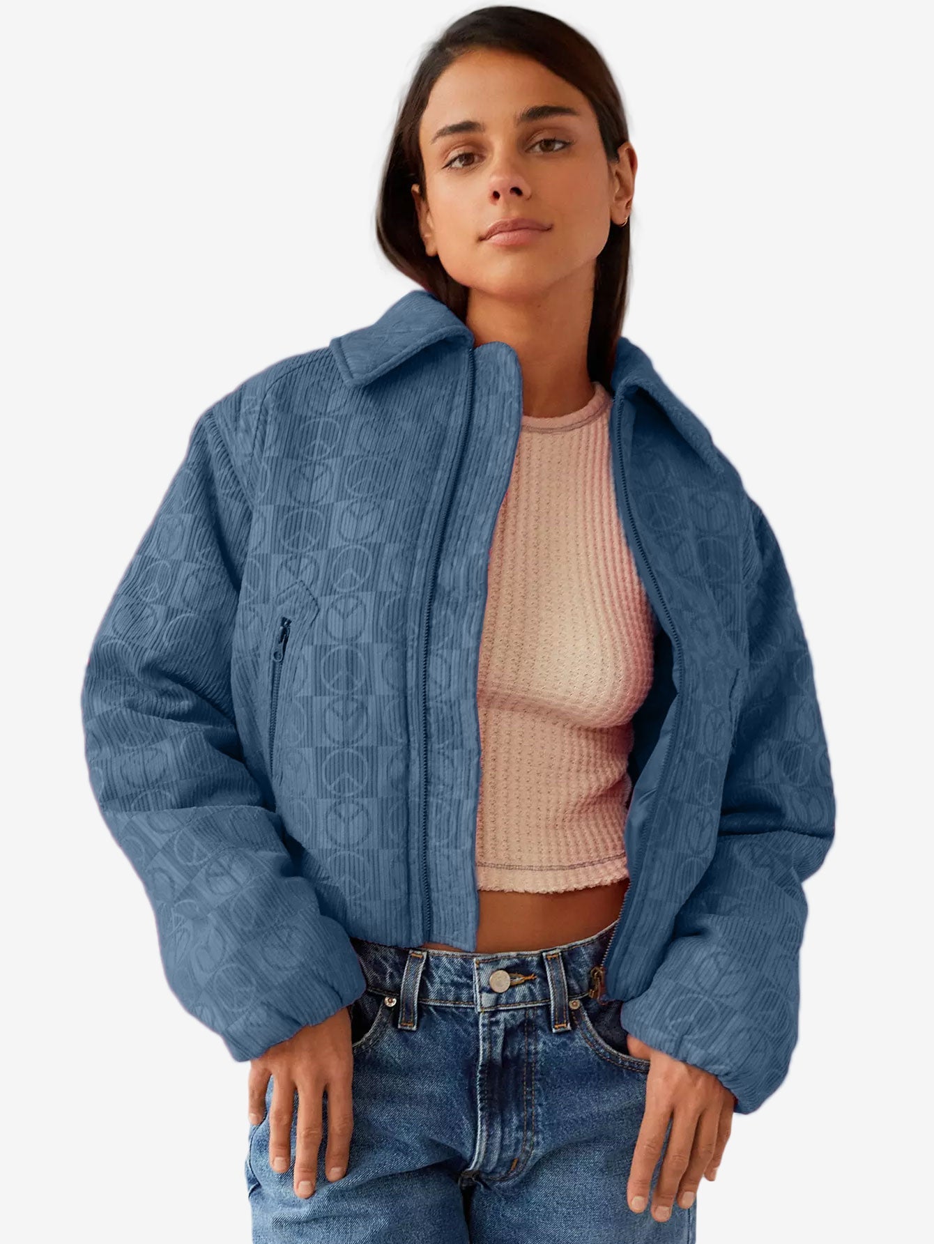 Femme Embossed Jacket