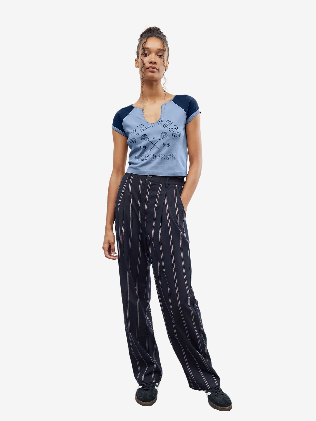 Cute Syracuse Notched Baby Tee