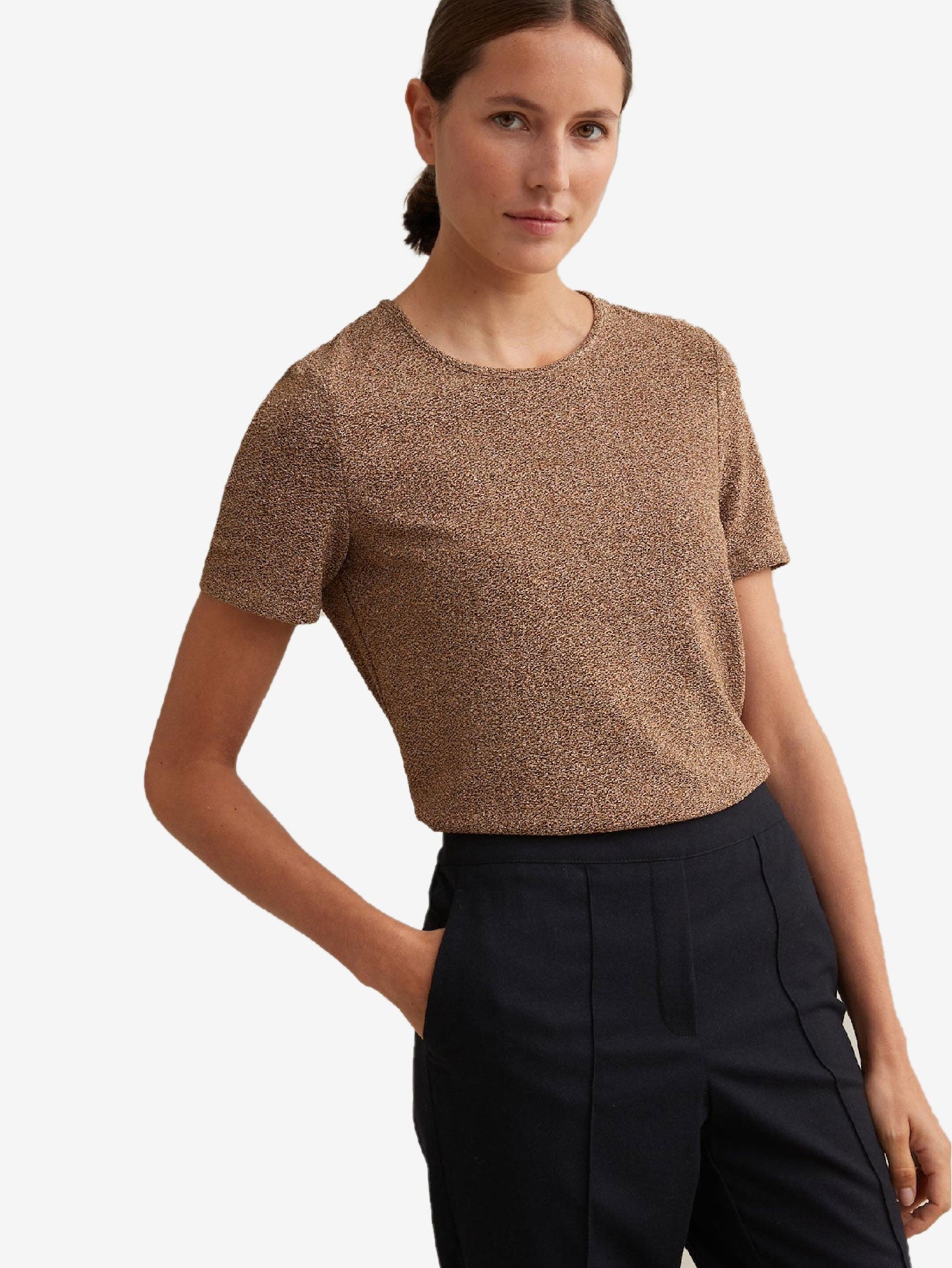 Glitter Women_s T-shirt With Short Sleeves