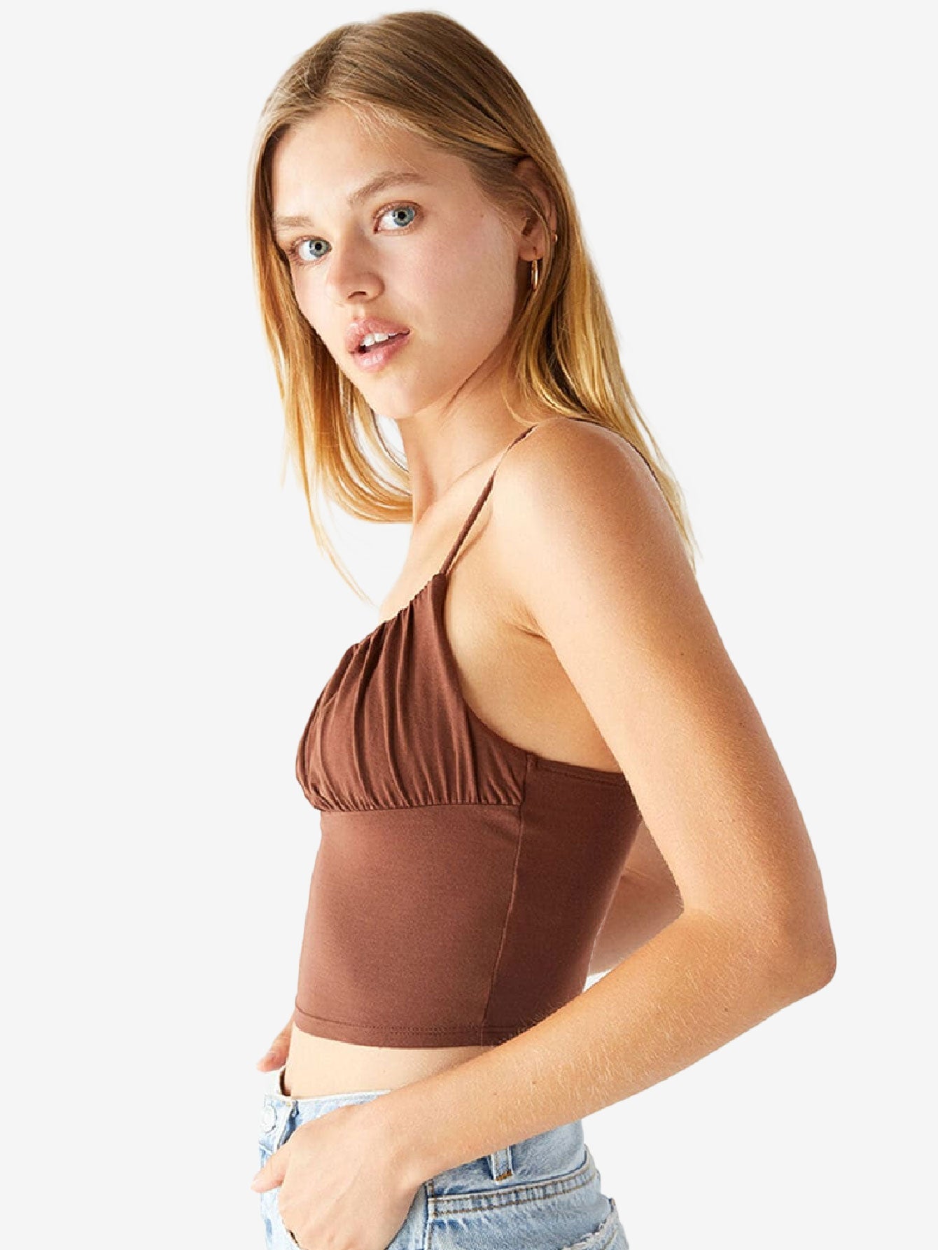 Alba Gathered Tank Top