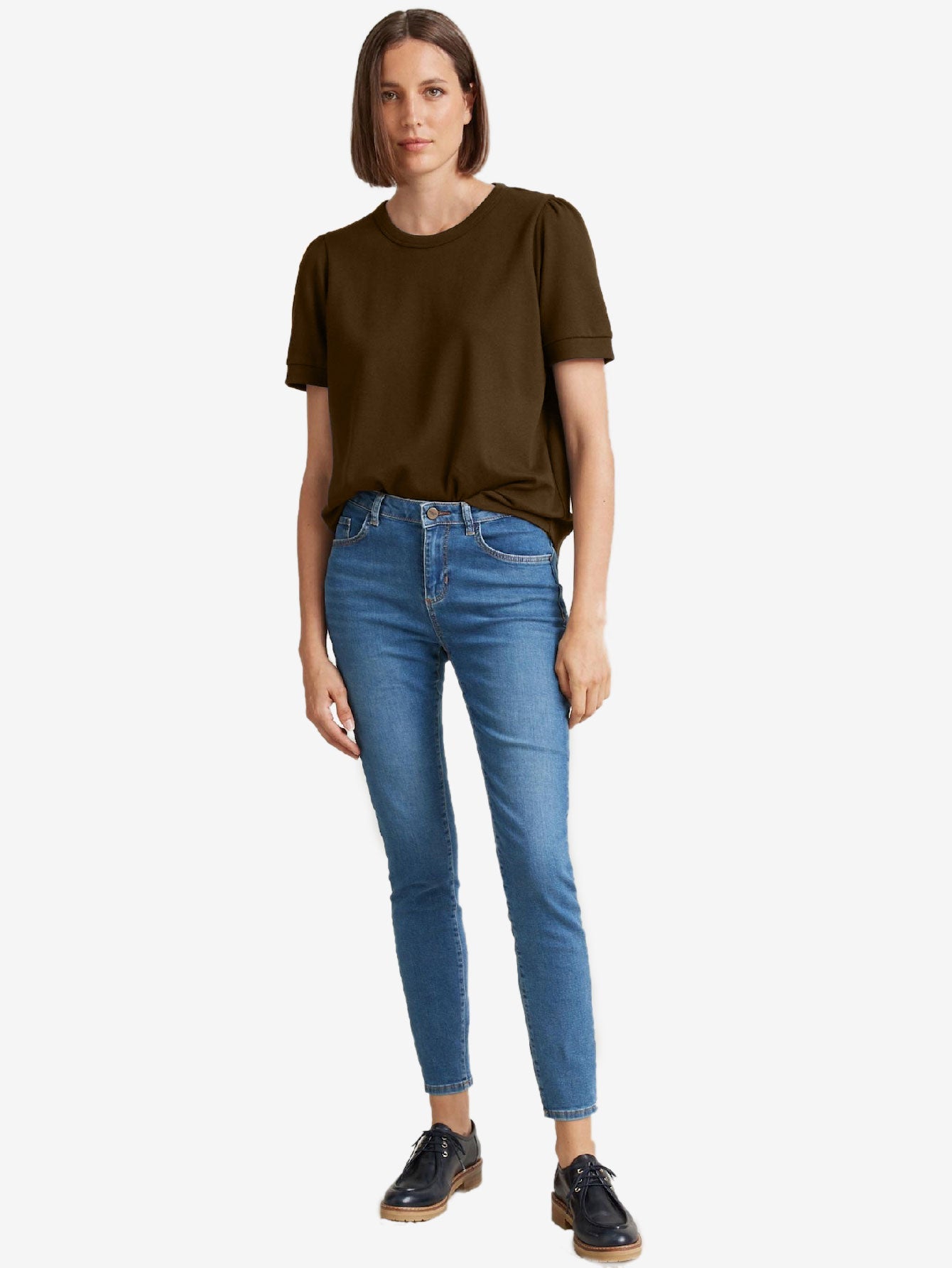 Balloon sleeves in organic cotton Women_s T-shirt