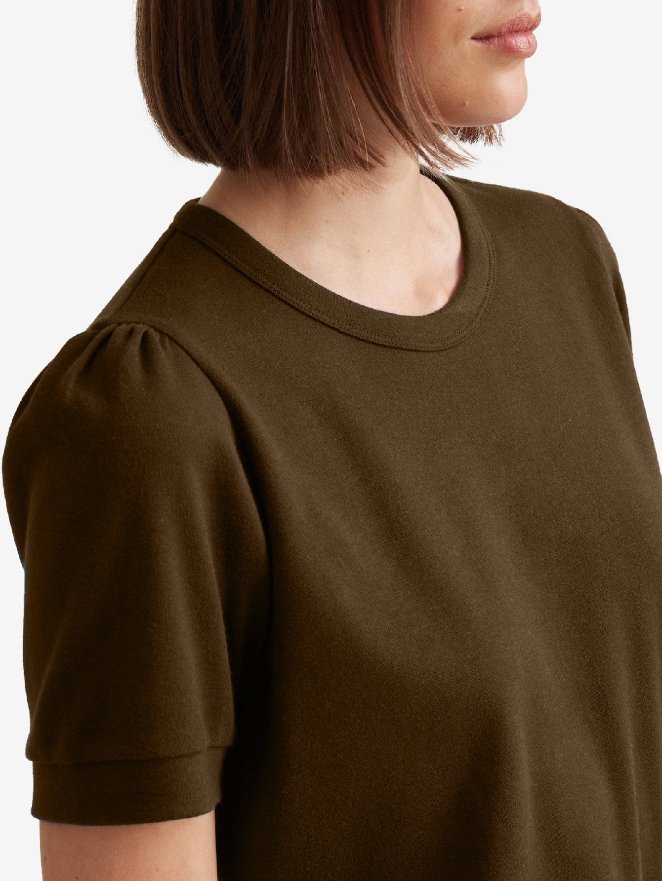 Balloon sleeves in organic cotton Women_s T-shirt