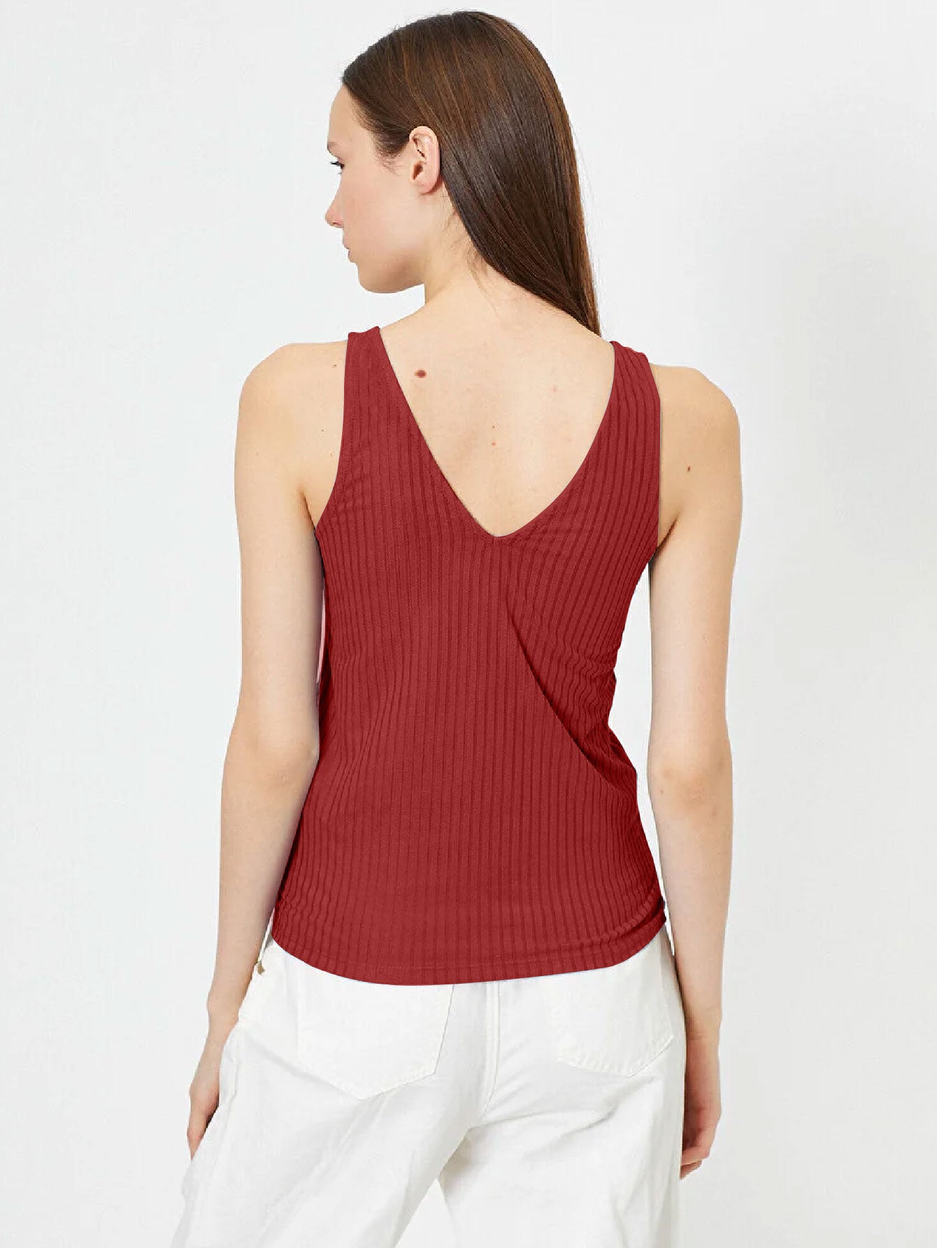 Basics V Neck Tank Top