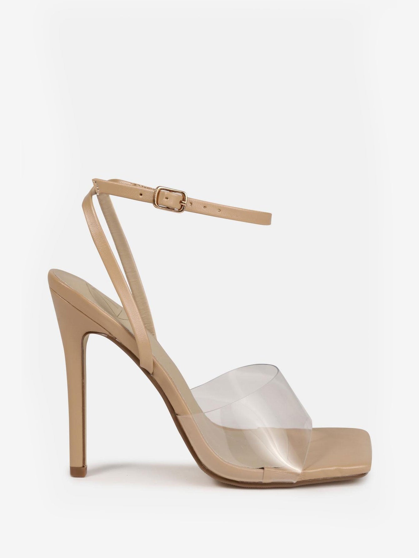 Leather Square Toe Strappy A Modern And Alluring Look  Heels