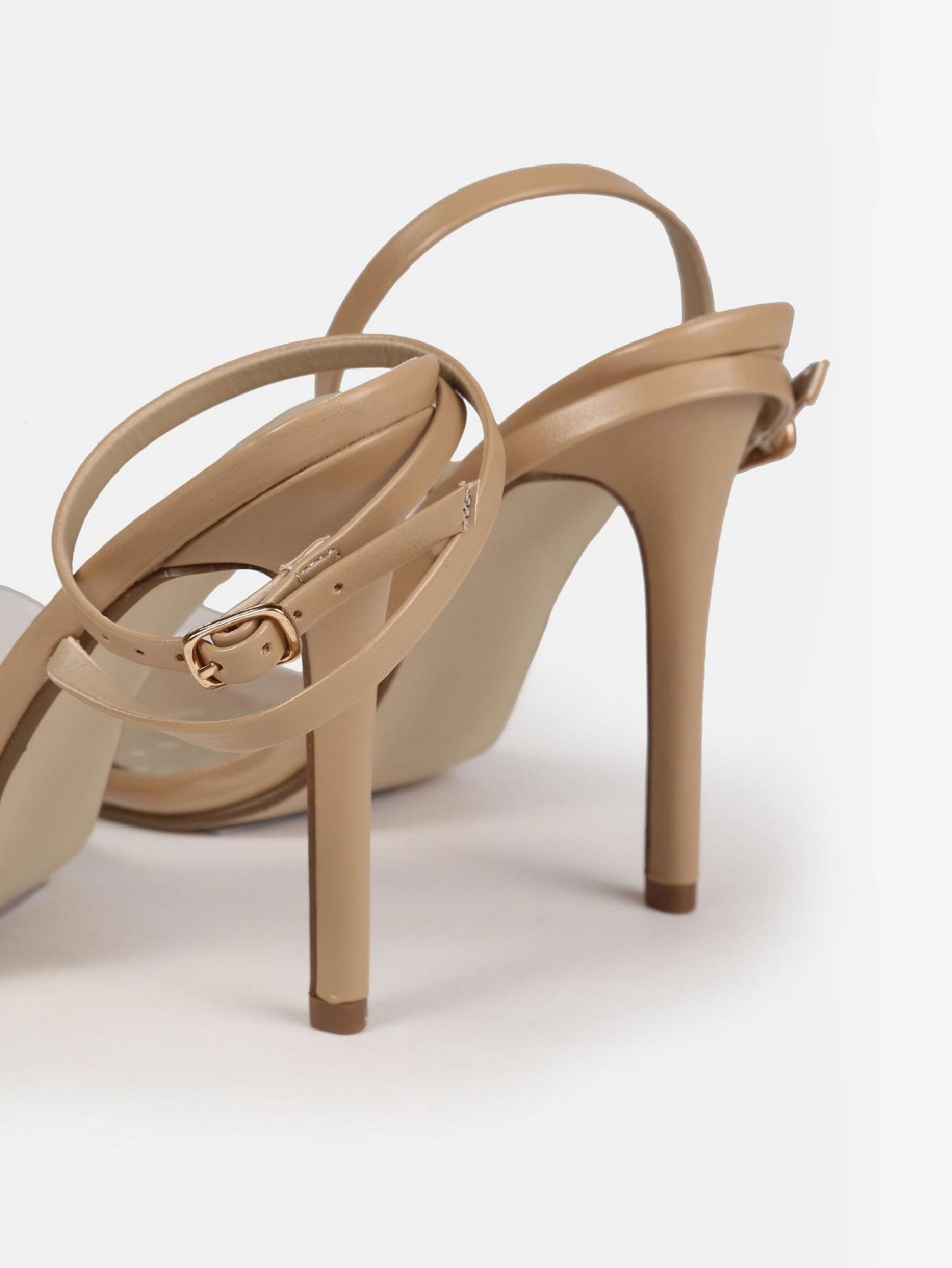 Leather Square Toe Strappy A Modern And Alluring Look  Heels
