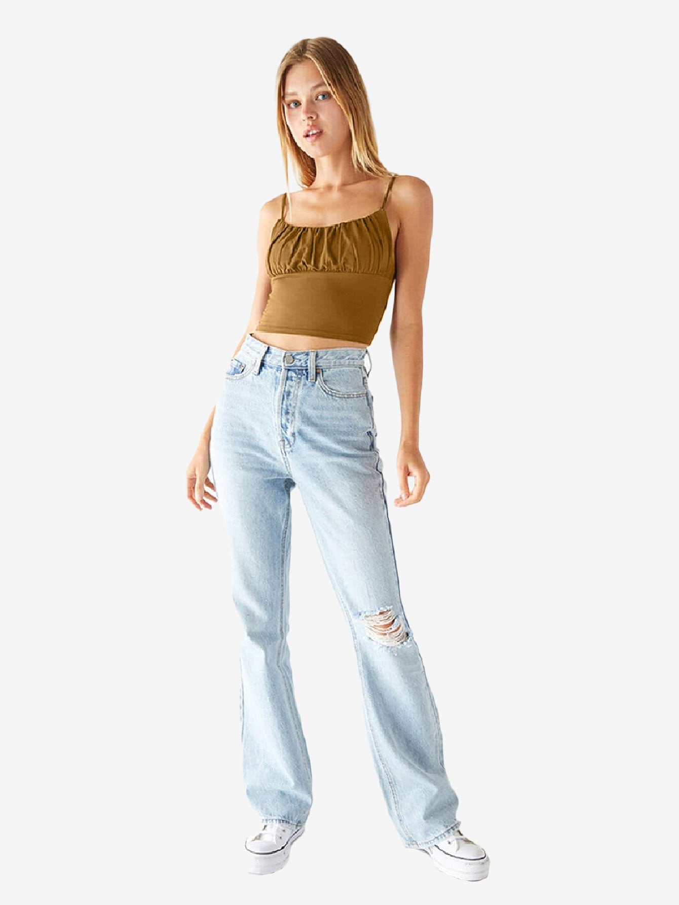 Alba Gathered Tank Top