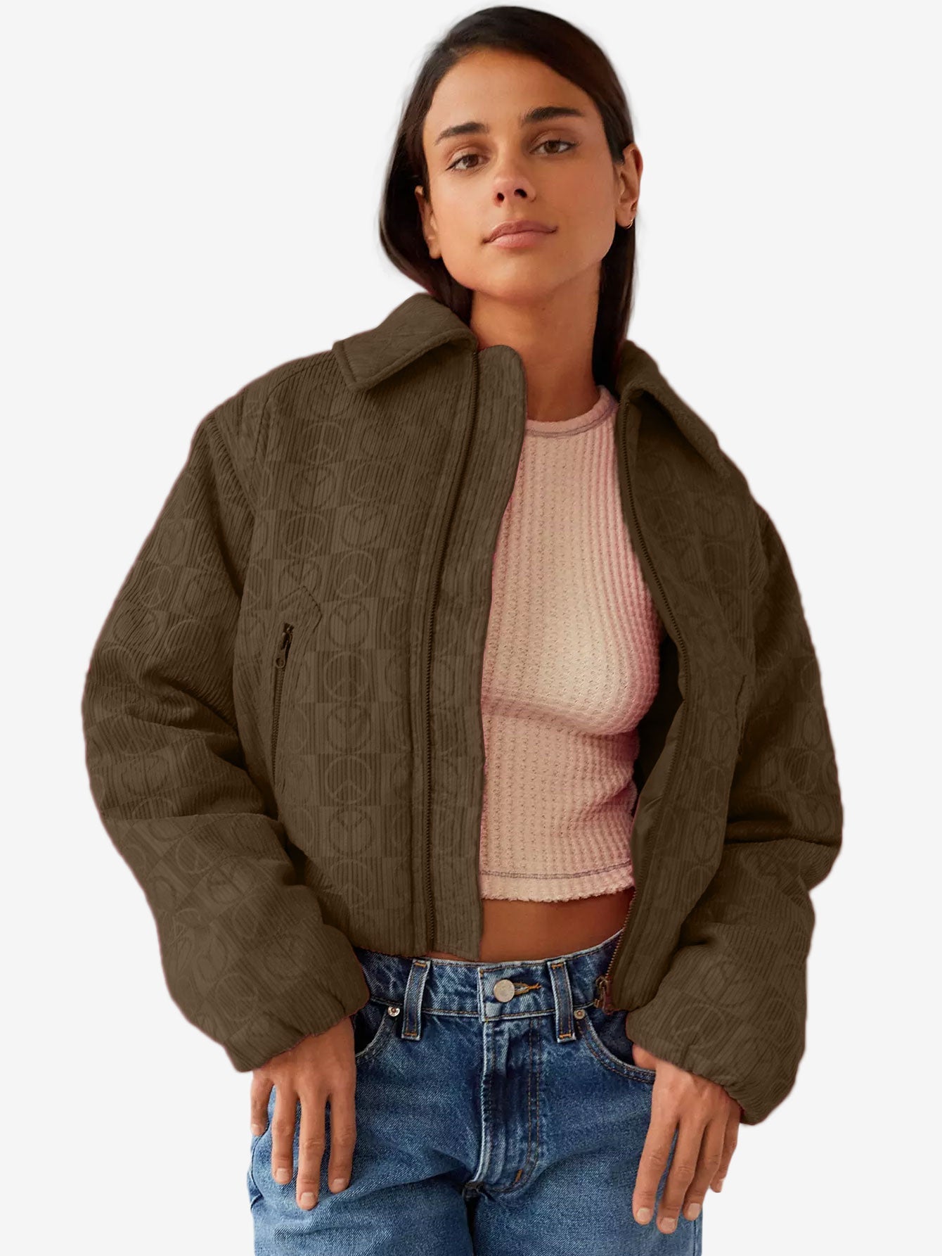 Femme Embossed Jacket