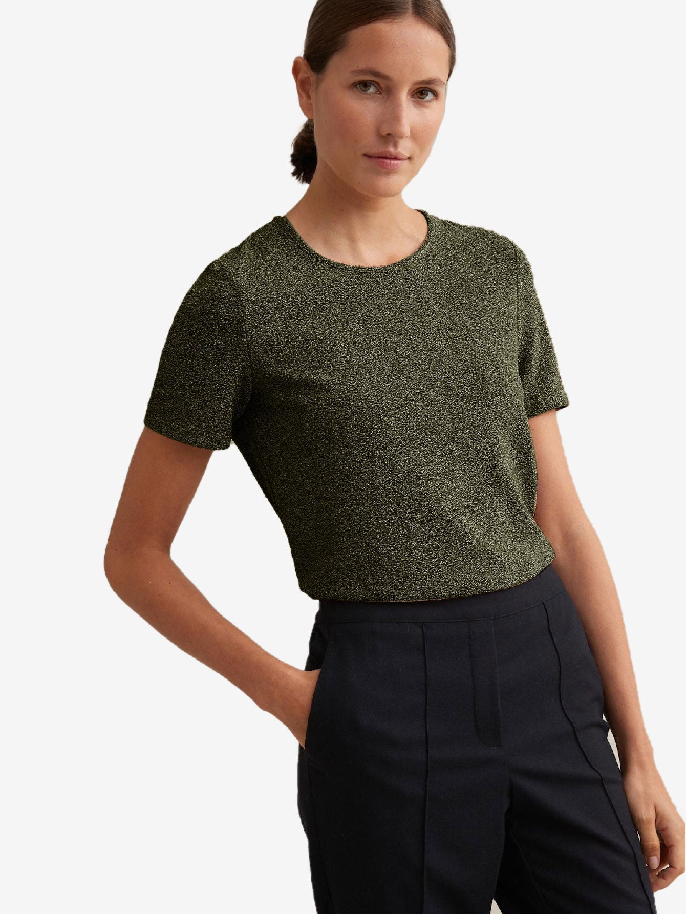 Glitter Women_s T-shirt With Short Sleeves