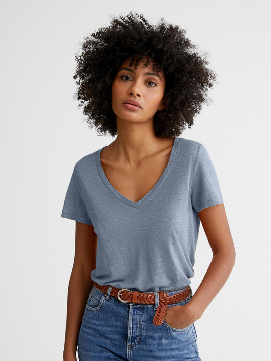 Clémence linen T-shirt