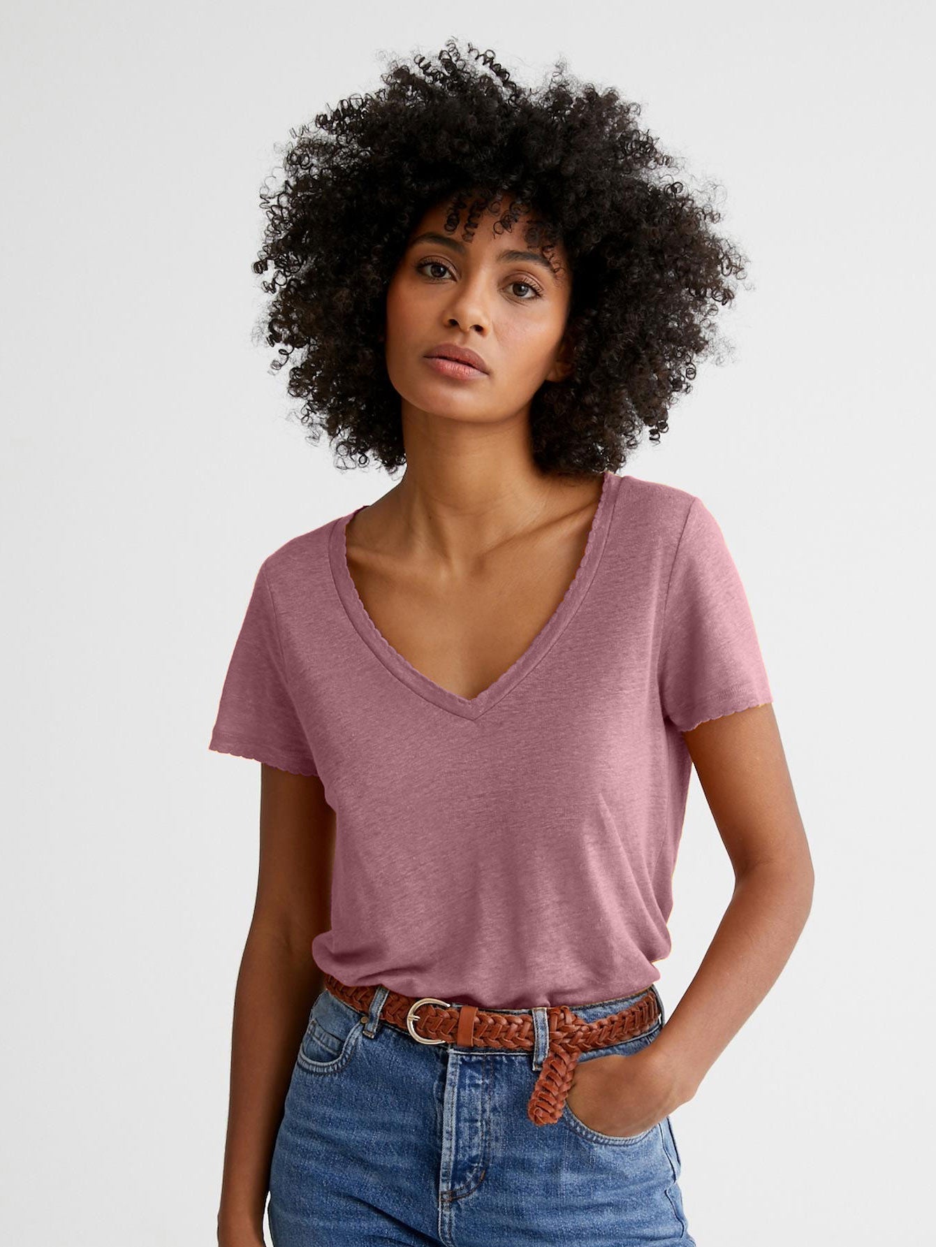 Clémence linen T-shirt