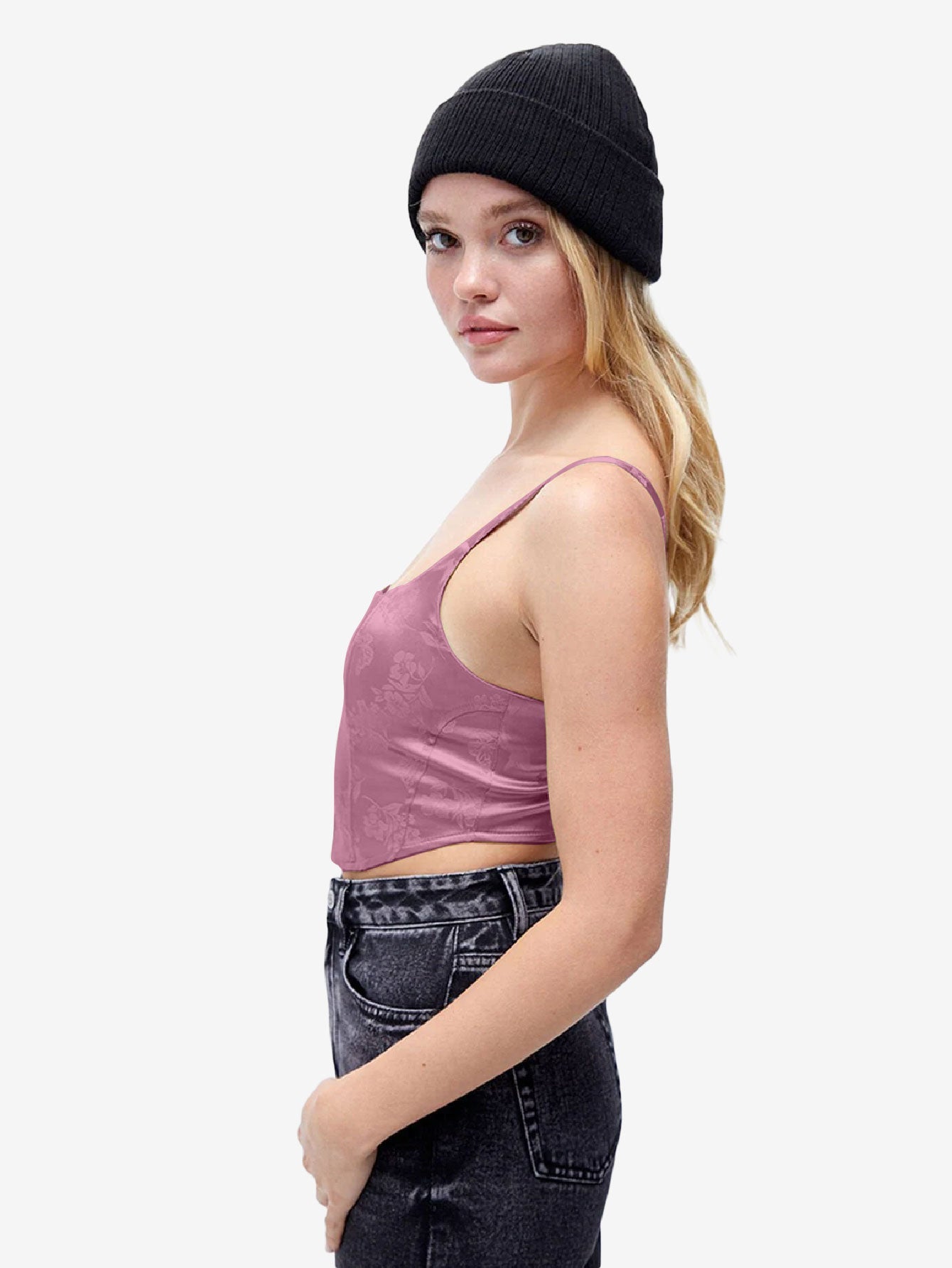 Hearts Butterfly Corset Tank Top