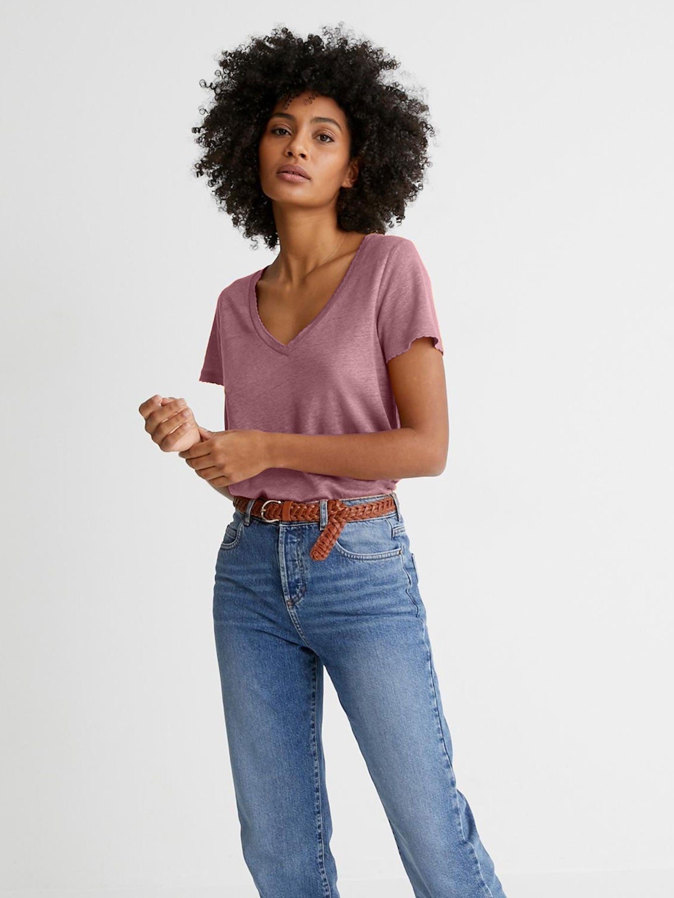 Clémence linen T-shirt