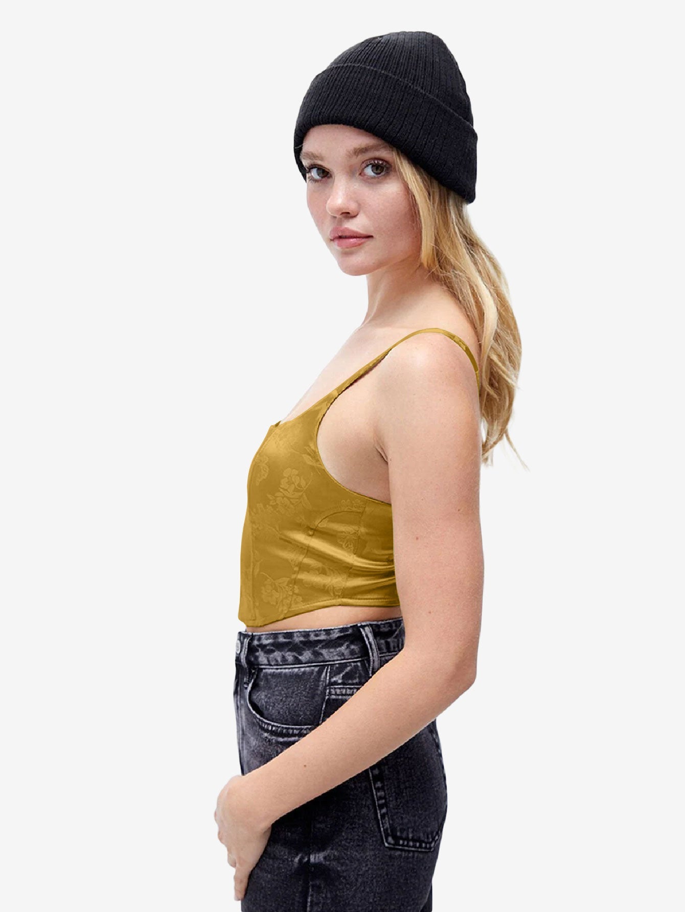 Hearts Butterfly Corset Tank Top