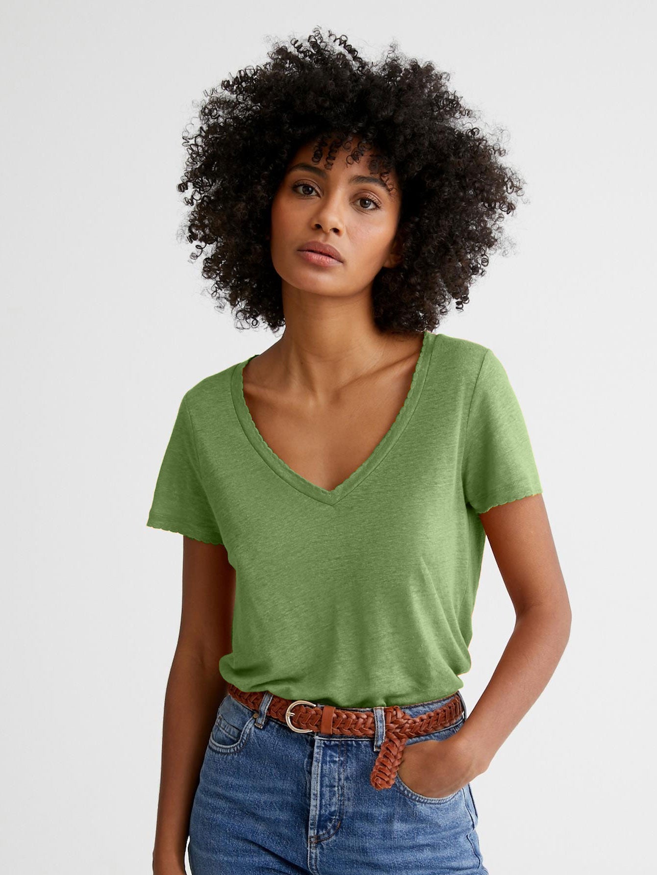 Clémence linen T-shirt