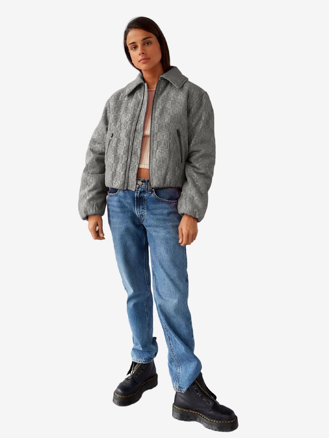 Femme Embossed Jacket